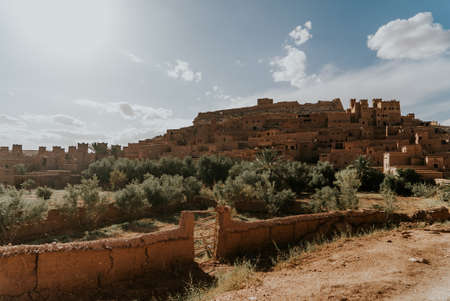 Morocco- September 28,2019 : Beautiful scenery at Moroccoのeditorial素材