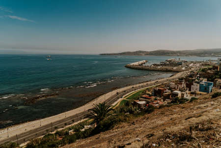 Morocco- September 28,2019 : Beautiful scenery at Moroccoのeditorial素材