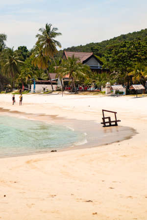 Day view of beautiful crystal blue island of Pulau Redang, Terengganu, Malaysia