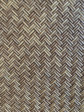 Brown rattan patternの写真素材
