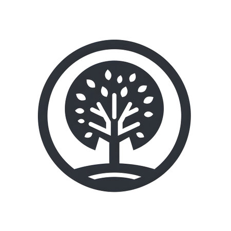 Tree icon vector, filled flat sign, solid pictogram isolated on white. Symbol, logo illustrationの素材