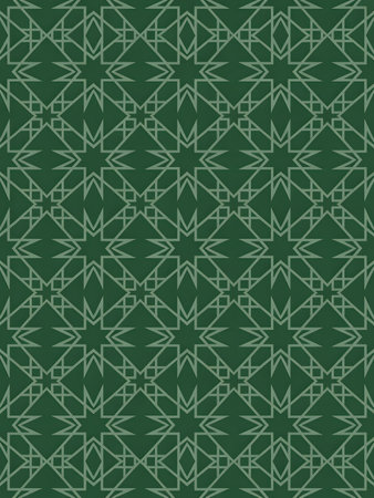 Seamless geometric pattern. Vector illustration. Template for design.の素材
