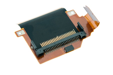 Part of card reader slot with the case taken off