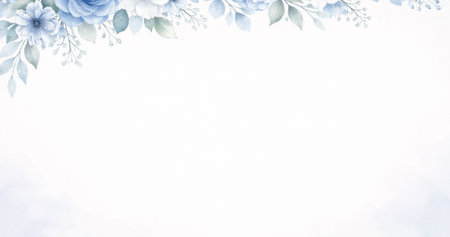 Watercolor flowers on white background. Illustration for your design.の写真素材