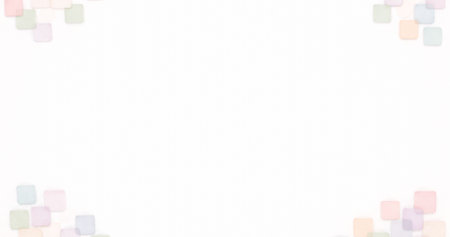 Colorful small squares on white background with copy space for text.の写真素材