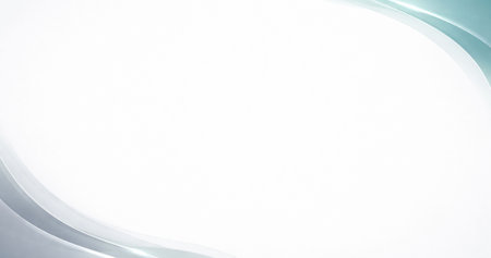 abstract white background with some smooth lines in it (3d render)の写真素材