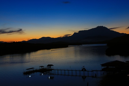 Early Morning of Mount Kinabaluの写真素材