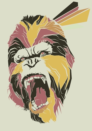 gorillaのイラスト素材