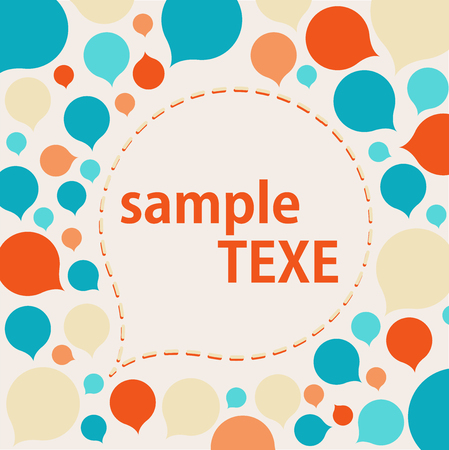 vector drop background Template frame design for greeting cardのイラスト素材