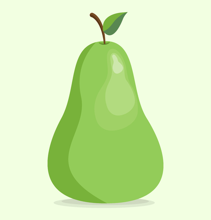 Fresh pear icon fruit background vector illustrationのイラスト素材
