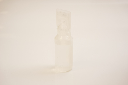 normal saline isolated with white backgroundの写真素材