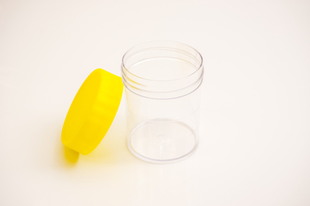 disposable urine containerの写真素材