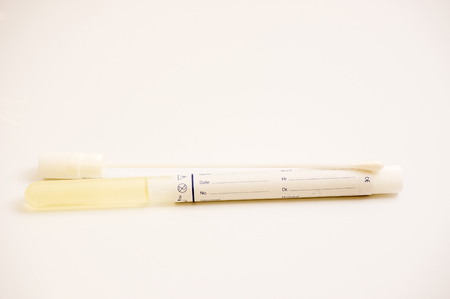 Medical sterile culture and swab stickの写真素材