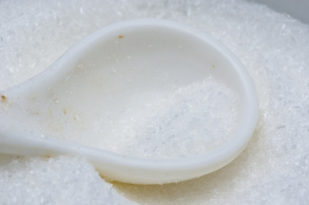 close up view of monosodium glutamateの写真素材