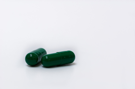 medications isolated on whiteの写真素材