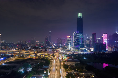 beautiful view of kuala lumpur, malaysia city skylineの写真素材