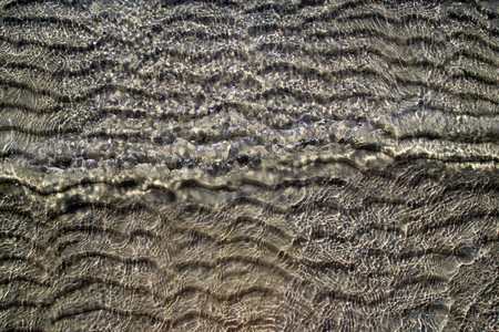 Koh Chang, Thailand. Sea waves on the sand.の写真素材