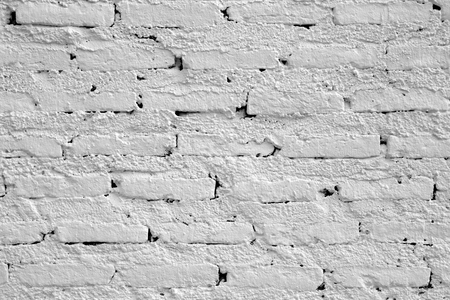 White wall from bricks for background.の写真素材