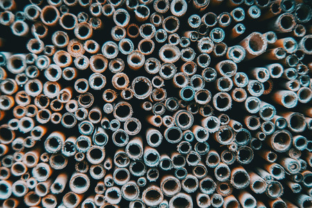 abstract texture with many small dark holesの写真素材