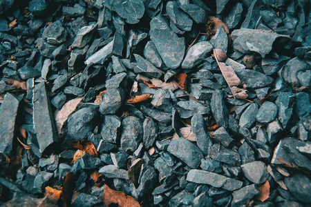 Texture of a gray stone floor forming patternsの写真素材