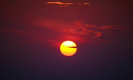 the sunの写真素材