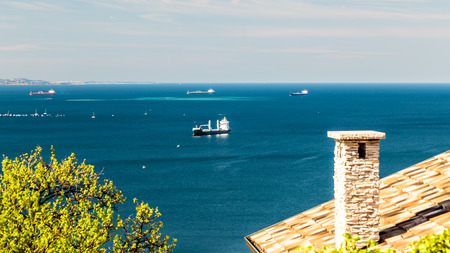 spring time in the gulf of triesteの写真素材