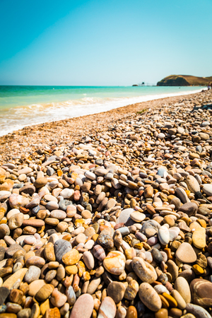 summer day at the seashore, Abruzzo, Italyの写真素材