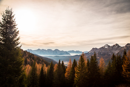 Fall is coming in the italian alps
