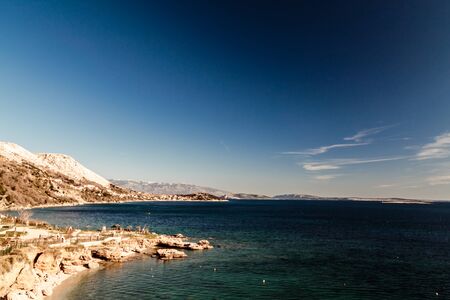Summer day near Stara Baska village in Krk Island
