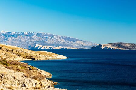 Summer day near Stara Baska village in Krk Island