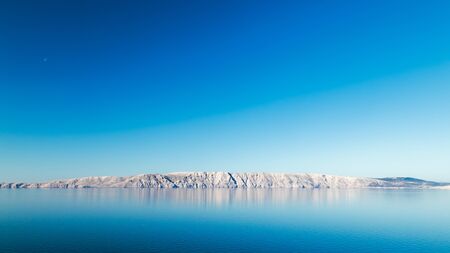 Beautiful morning in the sea of Dalmatiaの写真素材
