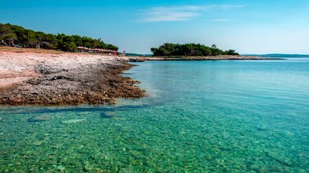 The beautiful sea of Premantura, Croatia