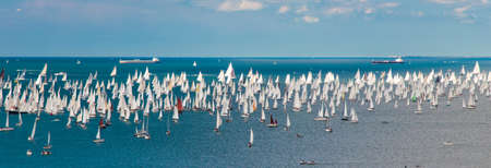 one of the biggest regatta in the world with more than 2100 boats: the Barcolana
