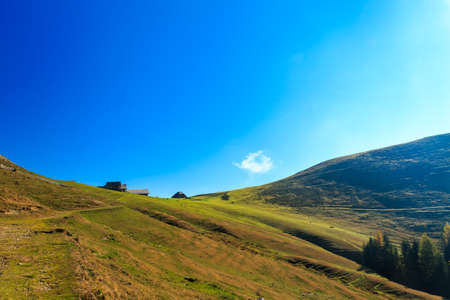 Autumn with the foliage in the alps of Friuli Venezia-Giulia