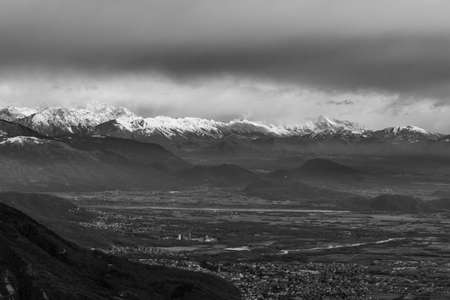 Carnic alps after a big snowfall. Pordenone province, Friuli-Venezia Giulia region, Italy