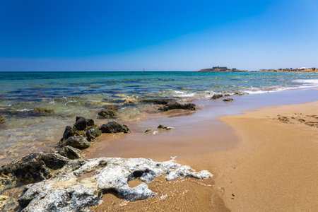 Beautiful sunny day in Sicilyの写真素材