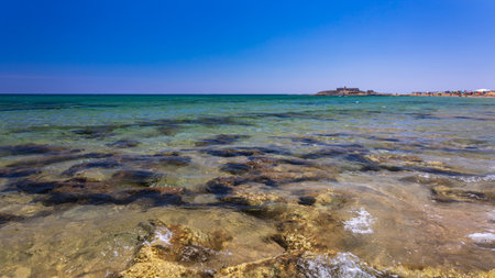 Beautiful sunny day in Sicilyの写真素材