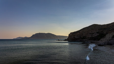Beautiful day at the Camel Beach in Kos Island, Greeceの写真素材