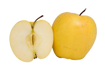 Apples on a white background 
の写真素材