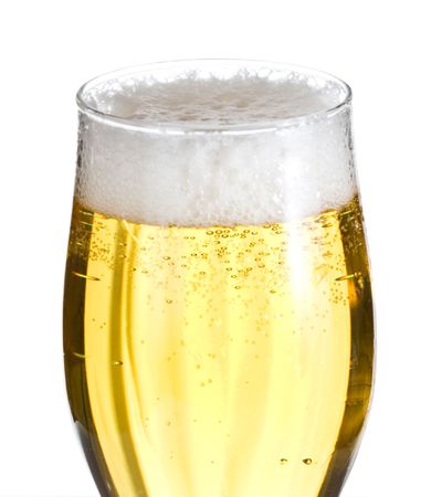 Beer mug isolated against white backgroundの写真素材