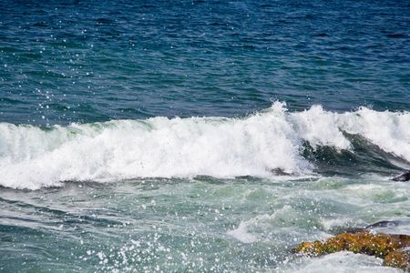 Wave on the sea beachの写真素材