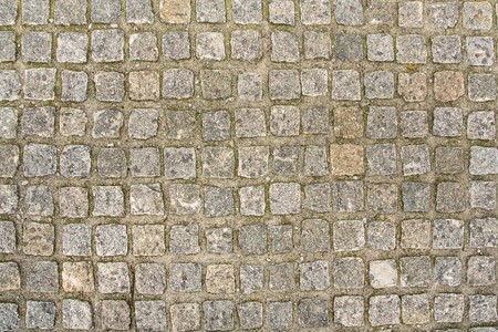Background texture of cobblestone roadの写真素材