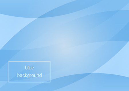 blue abstract background using gradient curves. Simple shapes with trendy gradients. Eps10 vector.のイラスト素材