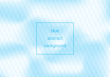 blue abstract background , pattern consisting of rhombuses, nice cover for template and layoutのイラスト素材