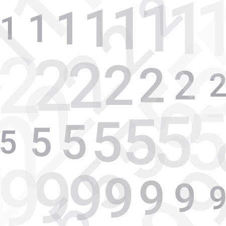 On a white background are lines of various gray numbers with different transparency.