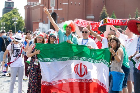Fans of Mexico in the world Cup, June 2018 Russiaのeditorial素材