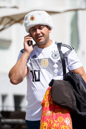 Fans in the world Cup, June 2018 Russiaのeditorial素材