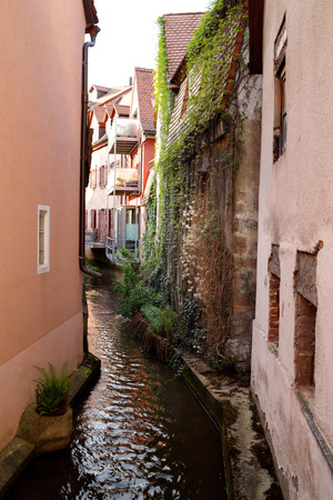 beautiful old German city of Schwabach.の写真素材