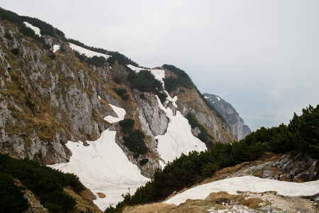 The view from untersberg, Austria Salzburgの写真素材