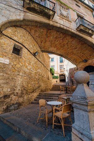 Old town Girona, Spain Catalonia